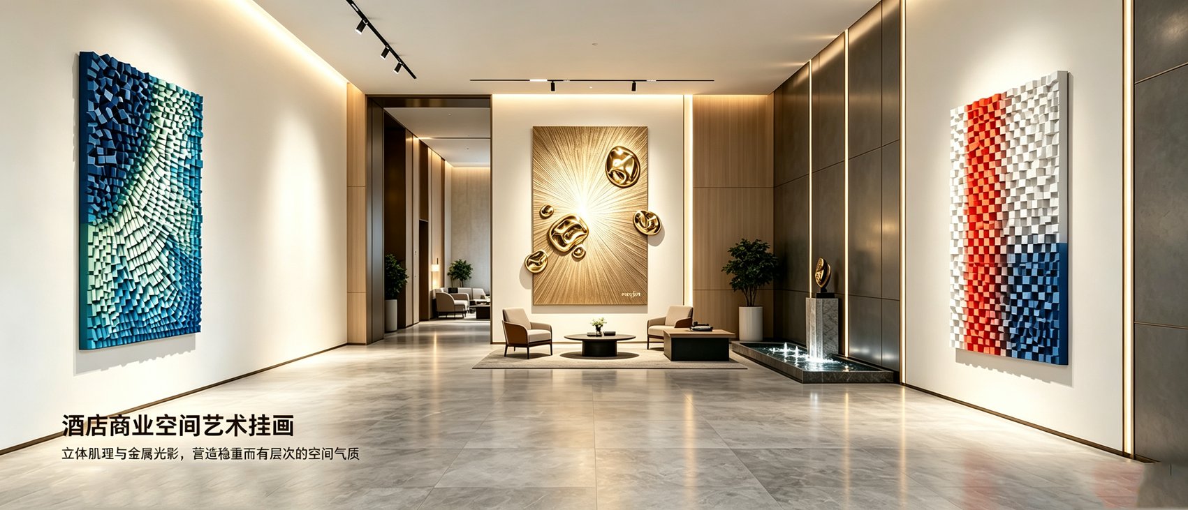 Modern interior wall art